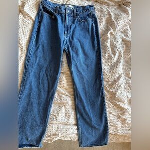 Abercrombie & Fitch Women’s Low Rise Curve Love Baggy Jeans
